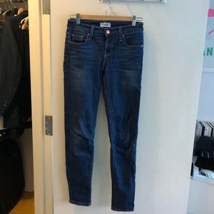 AND skinny jeans in true blue